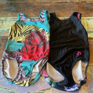 Plum practice wear gymnastics leotards